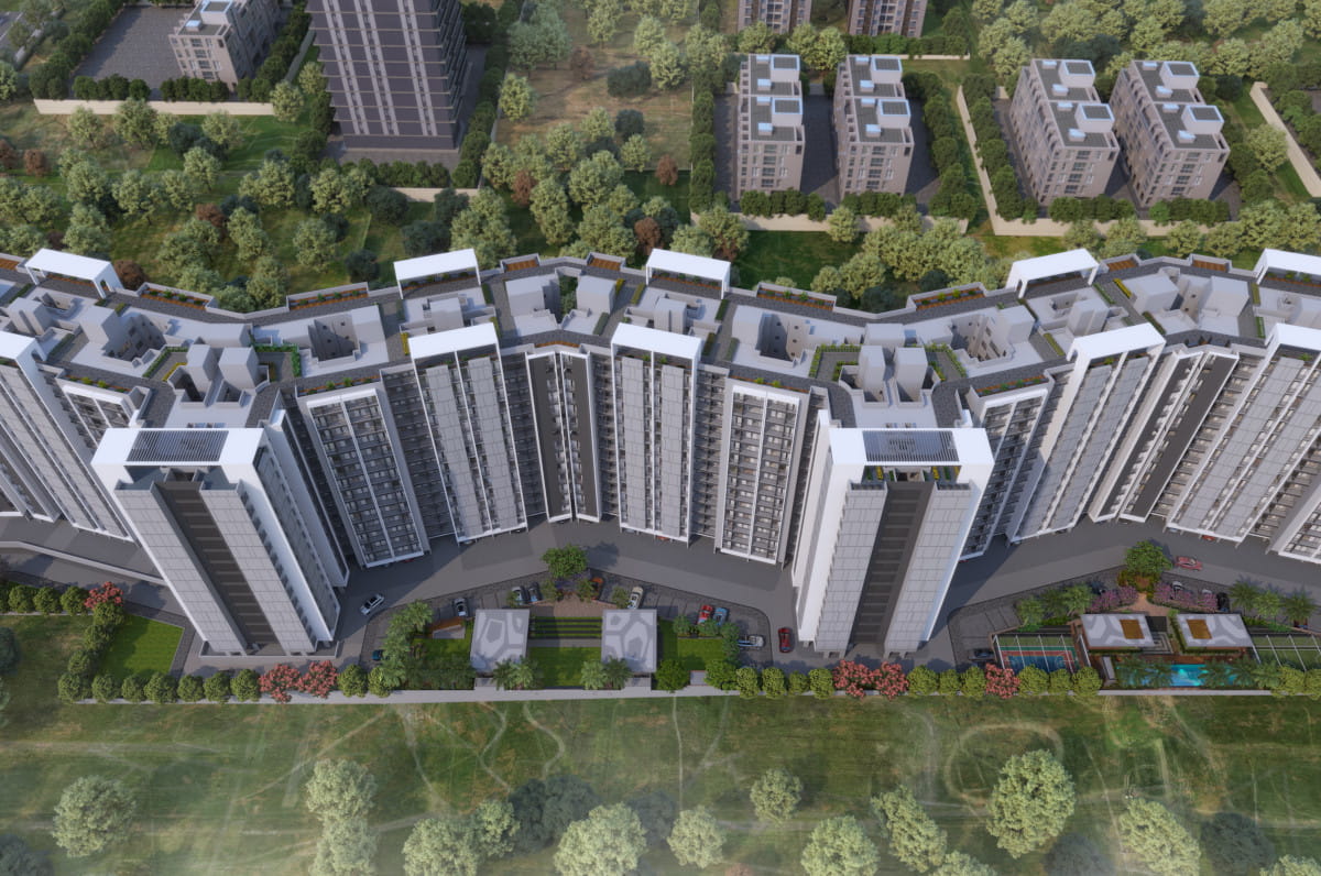 Mangalam Lifepark Elevation
